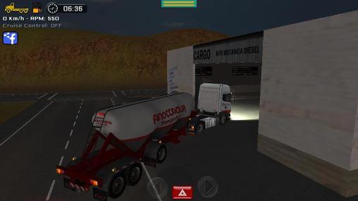 Simulador de grande caminhão