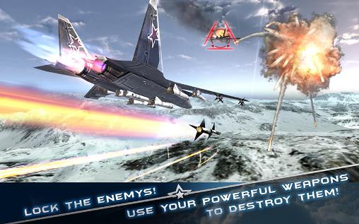 Lutadores a jato: Combate aéreo Moderno 3D