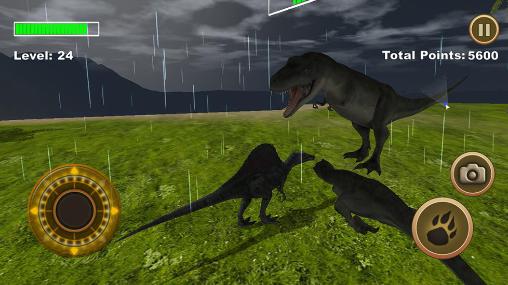 Simulador de sobrevivência do spinosaurus