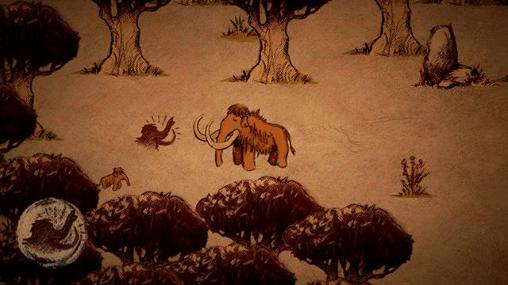 O mamute: Pintura de caverna