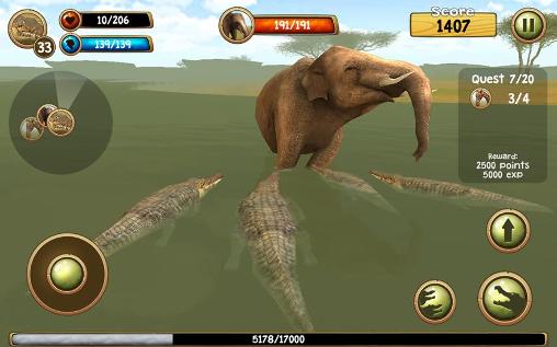 Simulador de Crocodilo selvagem 3D