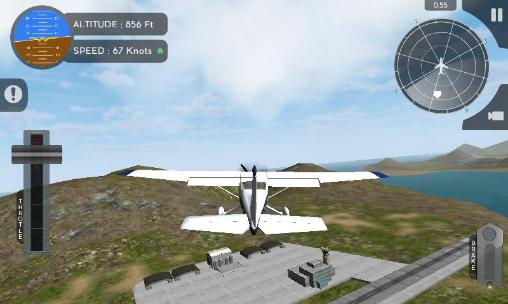 Simulador de voo de avião 2015