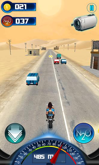 Corridas de moto no deserto 