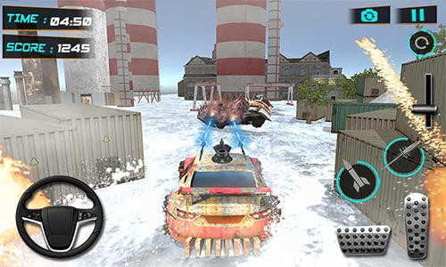 Snow buggy car death race 3D