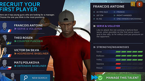 Tennis manager 2018