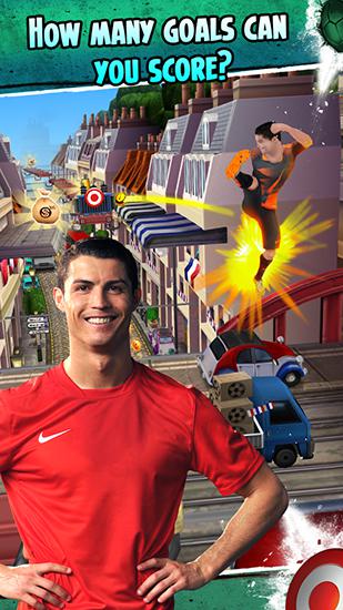 Cristiano Ronaldo: Chute e corra