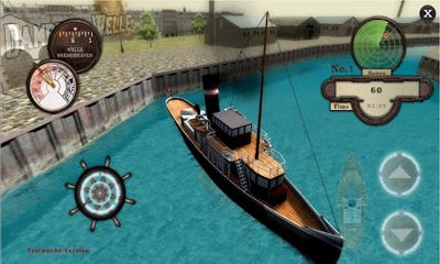 Barco a Vapor Ondas 3D