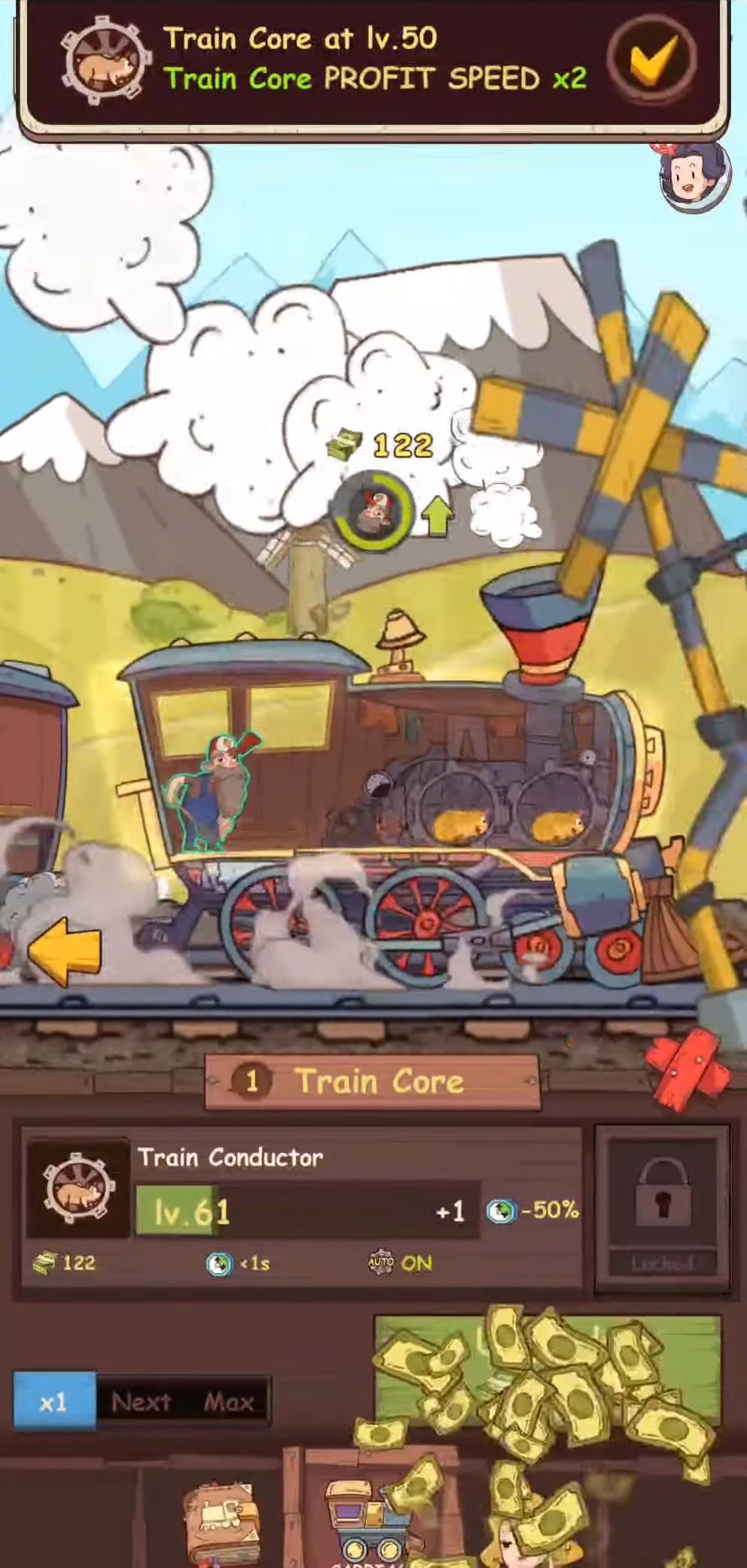 Steam Train Tycoon:Idle Game