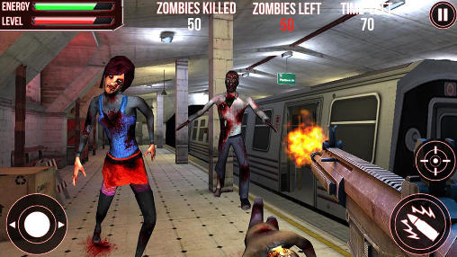 Ataque de zumbi no metrô 3D