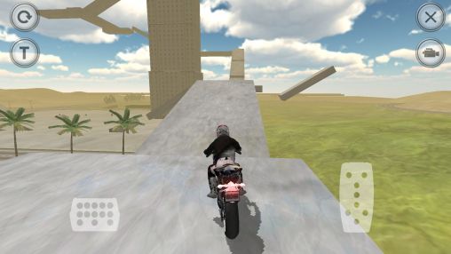 Piloto de motocicleta rápida