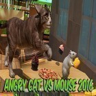 Juntamente com o jogo Vigília noturna para Android, baixar grátis do Angry cat vs. mouse 2016 em celular ou tablet.