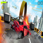 Juntamente com o jogo Mundo de Super kong para Android, baixar grátis do Flying Car Crash: Real Stunts em celular ou tablet.