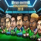 Juntamente com o jogo Super mega verme contra Papai Noel: Saga para Android, baixar grátis do Head soccer world champion 2018 em celular ou tablet.