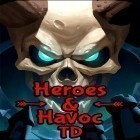 Juntamente com o jogo Os Dardos 3D para Android, baixar grátis do Heroes and havoc TD: Tower defense em celular ou tablet.