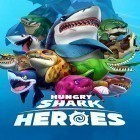 Juntamente com o jogo Fronteira sem fim para Android, baixar grátis do Hungry shark: Heroes em celular ou tablet.
