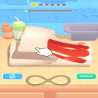 Juntamente com o jogo Cozinha de crianças: Jogo de cozinha para Android, baixar grátis do King of Steaks - ASMR Cooking em celular ou tablet.
