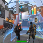 Juntamente com o jogo Estacionamento de ônibus para Android, baixar grátis do MERCS - Cyber strike arena. Multiplayer shooter! em celular ou tablet.