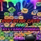 Juntamente com o jogo  Cerco de herói: Magos para Android, baixar grátis do Pop star cats and kittens mania em celular ou tablet.