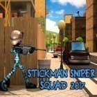 Juntamente com o jogo Zombie juice tap para Android, baixar grátis do Stickman sniper squad 2017 em celular ou tablet.