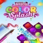 Juntamente com o jogo Rei da bola para Android, baixar grátis do Talking Angela color splash em celular ou tablet.