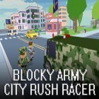Juntamente com o jogo Basquete: Confronto para Android, baixar grátis do Exército de blocos: Rápido piloto de rua em celular ou tablet.