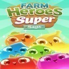 Juntamente com o jogo Guerras de heróis 2: Vírus de zumbi para Android, baixar grátis do Heróis da Fazenda: Super Saga em celular ou tablet.