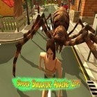 Juntamente com o jogo Defesa de Parede: Zumbis Mutantes para Android, baixar grátis do Simulador de aranha: Cidade incrível! em celular ou tablet.