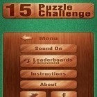 Juntamente com o jogo A Raça de Doce para Android, baixar grátis do O Jogo de 15 O Desafio em celular ou tablet.