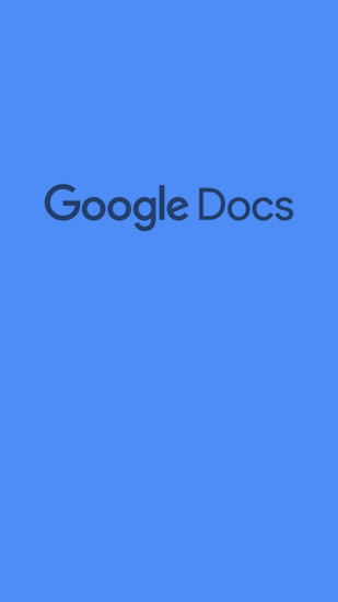 Baixar grátis o aplicativo Serviços de nuvens Google Docs para celulares e tablets Android.
