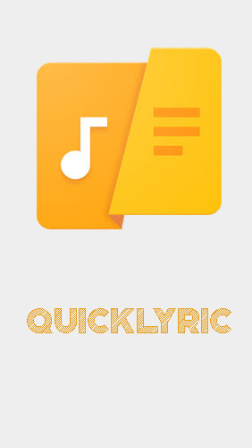 Baixar grátis o aplicativo Áudio e Vídeo QuickLyric - Letras instantâneas  para celulares e tablets Android.
