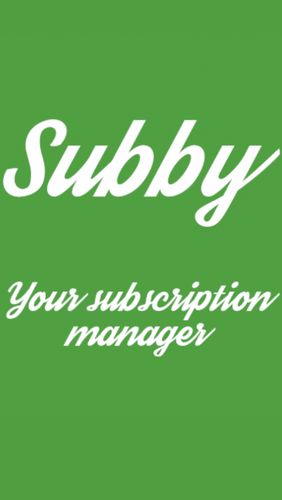 Subby - Gerenciador de subscrições 