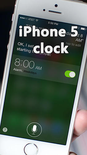 Baixar grátis o aplicativo Relógio iPhone 5 para celulares e tablets Android 2.3.