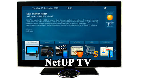 Baixar grátis o aplicativo Áudio e Vídeo NetUP TV para celulares e tablets Android.