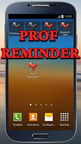 Baixar grátis o aplicativo Lembrete Prof para celulares e tablets Android 2.1.