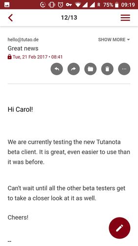 Tutanota - Email seguro grátis 