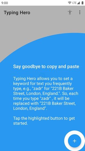 Typing hero: Expansor de texto, texto automático 