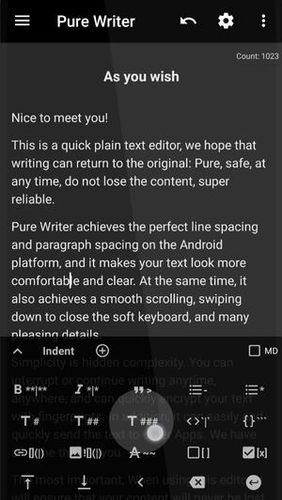 Pure writer - Nunca perca o editor de conteúdo 