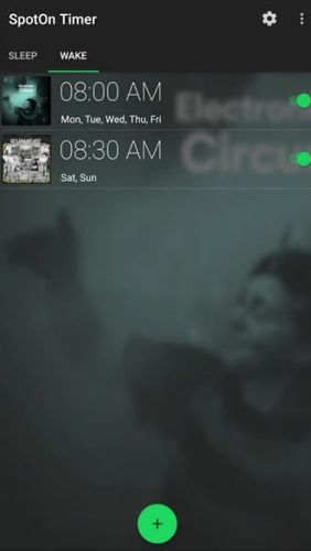 SpotOn - Temporizador de sono e despertador para Spotify 