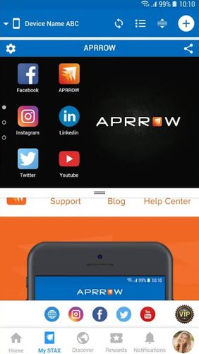 APRROW: Personalize, procure e compartilhe aplicativos 