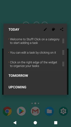Stuff - Widget lista de tarefas 