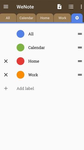 WeNote - Notas de cor, tarefas, lembretes e calendário 