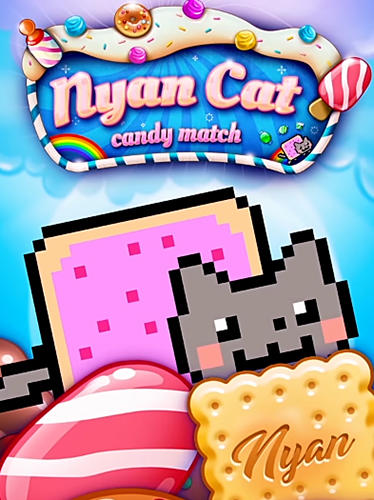 Gato Nyan: Jogo de doces 