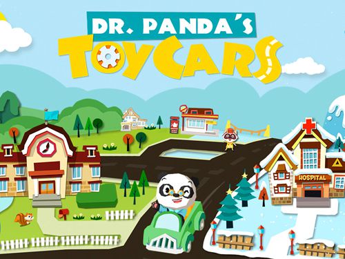 Carros de brinquedos de dr. Panda