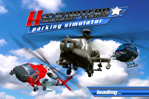 Simulador de estacionamento de helicóptero