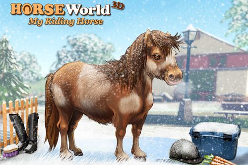 Mundo de cavalo 3D: Meu cavalo de Equitação. Edição de Natal