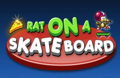 Rato em skateboard