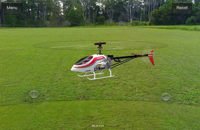 Simulator do helicóptero profissional