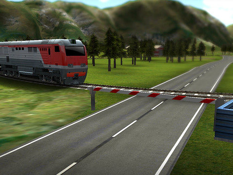 Passeio de trem 3D