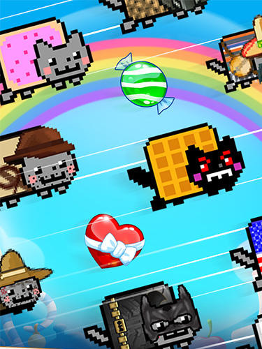 Gato Nyan: Jogo de doces 