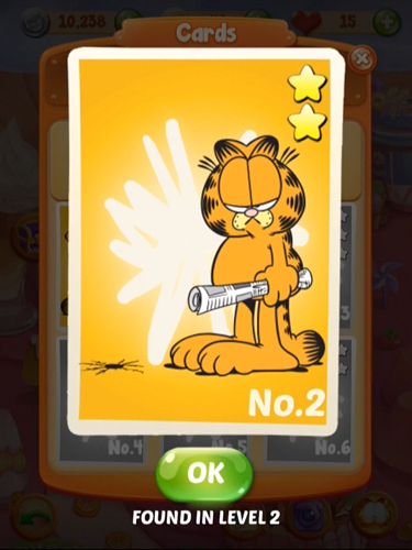 Garfield chefe: Jogo de alimentos